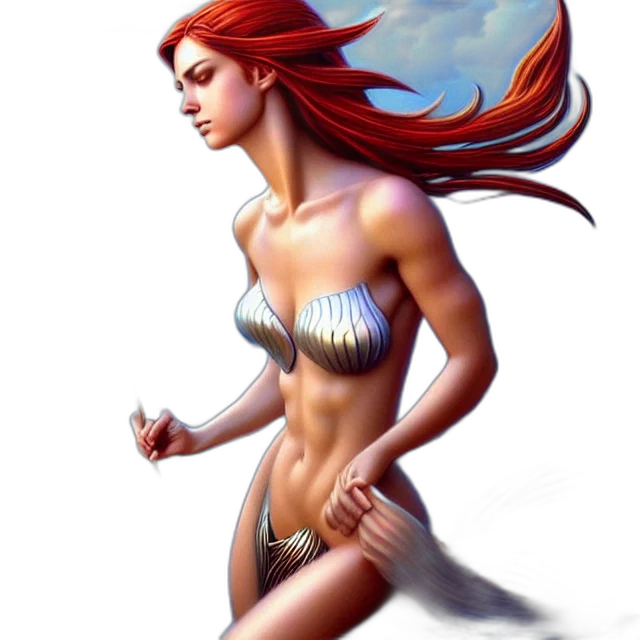 fantasy art, concept art, comic book art, photorealistic transparent PNG cut-out