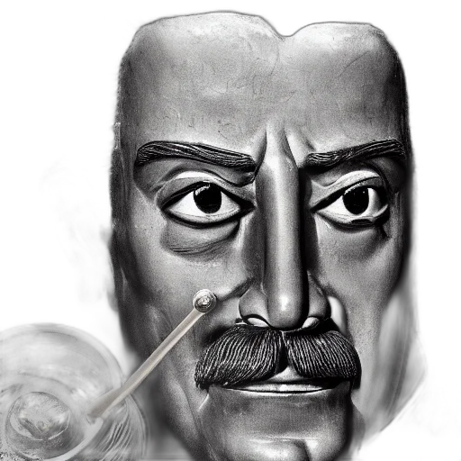 face, mask, staff, weapon transparent PNG cut-out