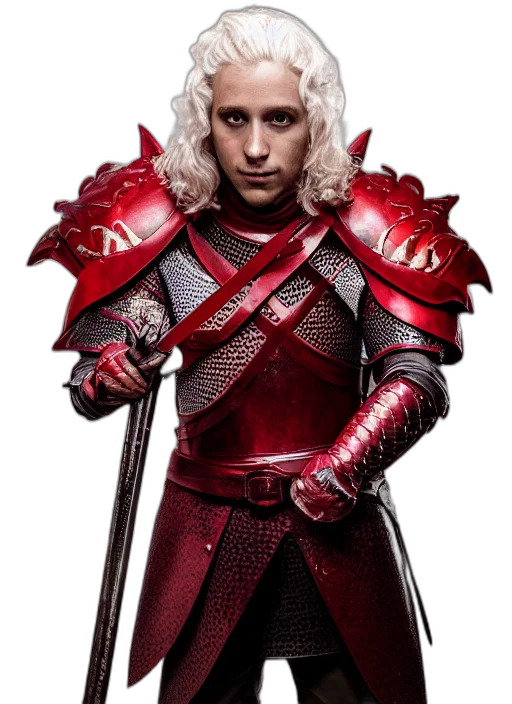 dragon, sword, staff, jacket transparent PNG cut-out