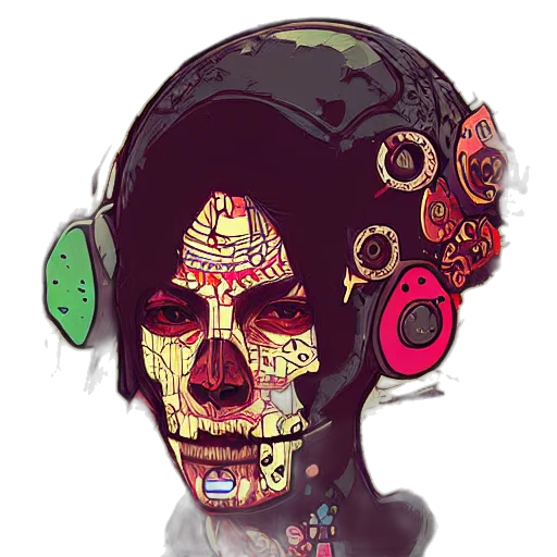 mask, face, hat, robot transparent PNG cut-out