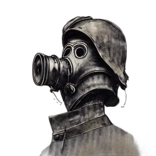 mask, face, robot, jacket transparent PNG cut-out