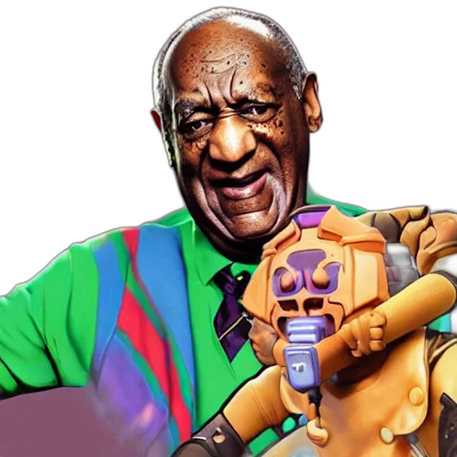 robot, weapon, jacket, face transparent PNG cut-out