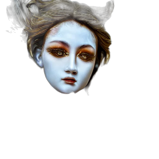 mask, face, crown, hair transparent PNG cut-out