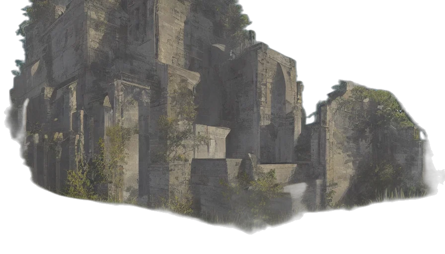 building, crown, 3d render, concept art transparent PNG cut-out