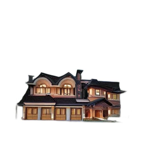 building, furniture, 3d render, concept art transparent PNG cut-out