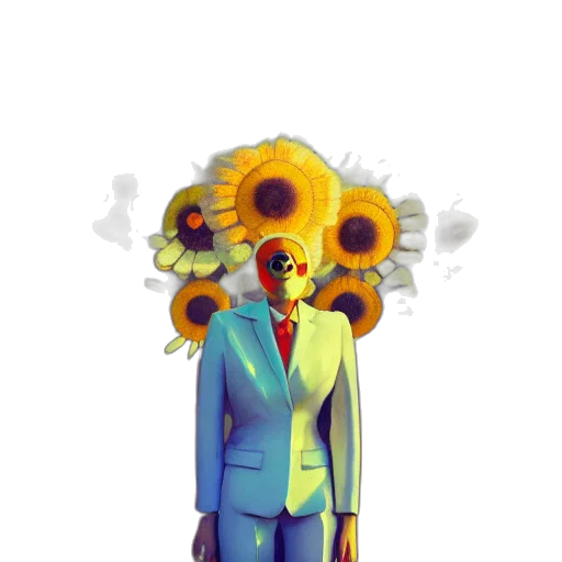 mask, jacket, face, robot transparent PNG cut-out