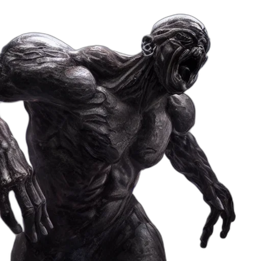 creature, concept art, 3d render, photorealistic transparent PNG cut-out