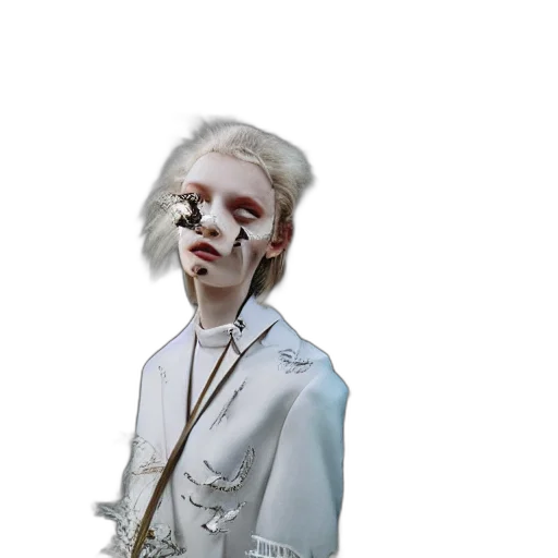 mask, face, staff, creature transparent PNG cut-out