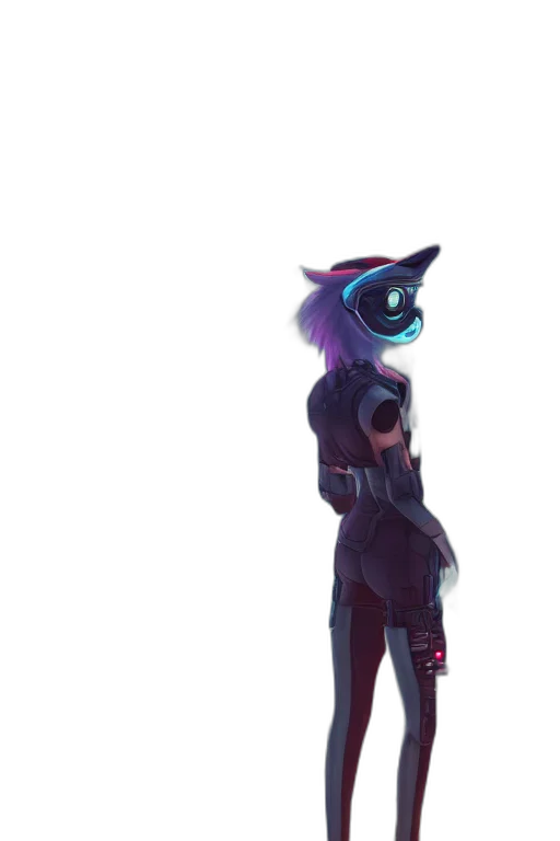 robot, staff, mask, jacket transparent PNG cut-out