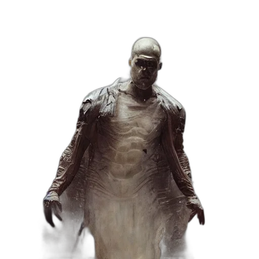 creature, mask, face, jacket transparent PNG cut-out