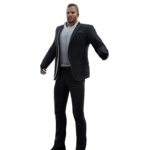 jacket, staff, 3d render, concept art transparent PNG cut-out