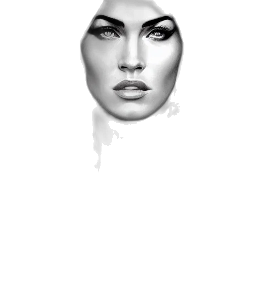 face, mask, crown, photorealistic transparent PNG cut-out