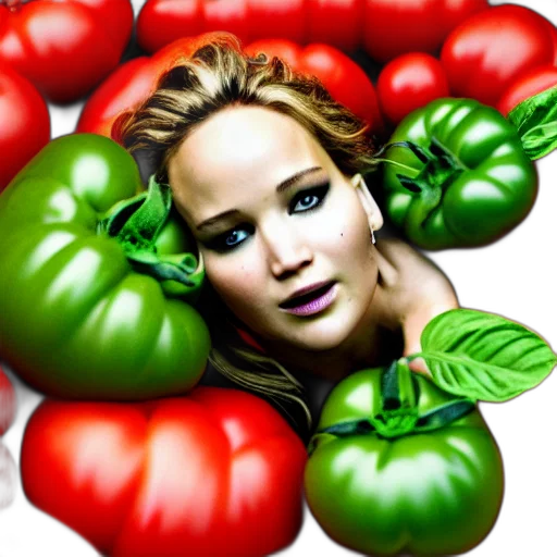 food, face, photorealistic, 3d render transparent PNG cut-out