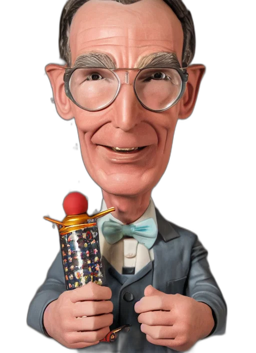 staff, bottle, face, cartoon transparent PNG cut-out