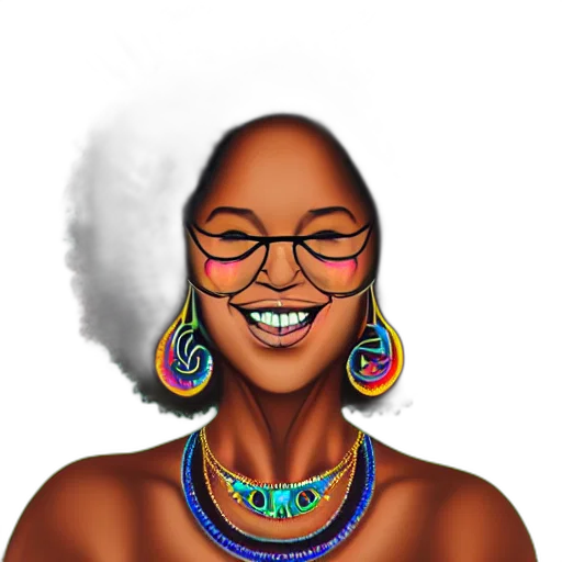face, jewelry, staff, cartoon transparent PNG cut-out
