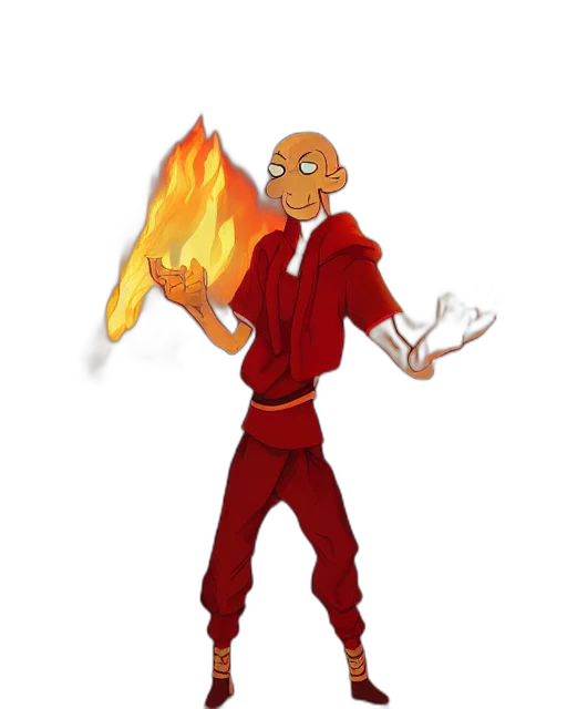jacket, staff, dragon, concept art transparent PNG cut-out