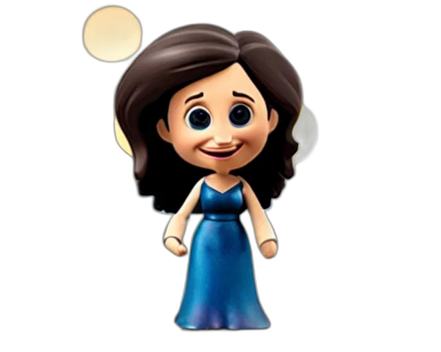 dress, jewelry, cartoon, 3d render transparent PNG cut-out