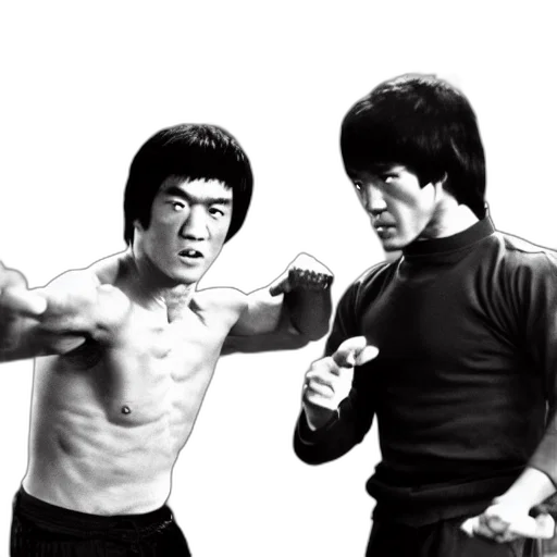 photorealistic, jackie, chan, bruce transparent PNG cut-out
