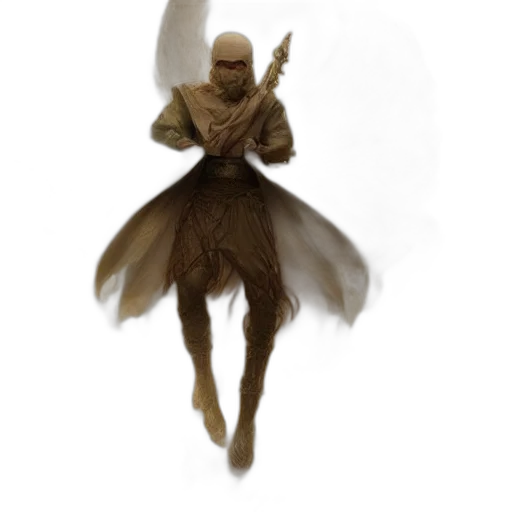 creature, staff, mask, weapon transparent PNG cut-out