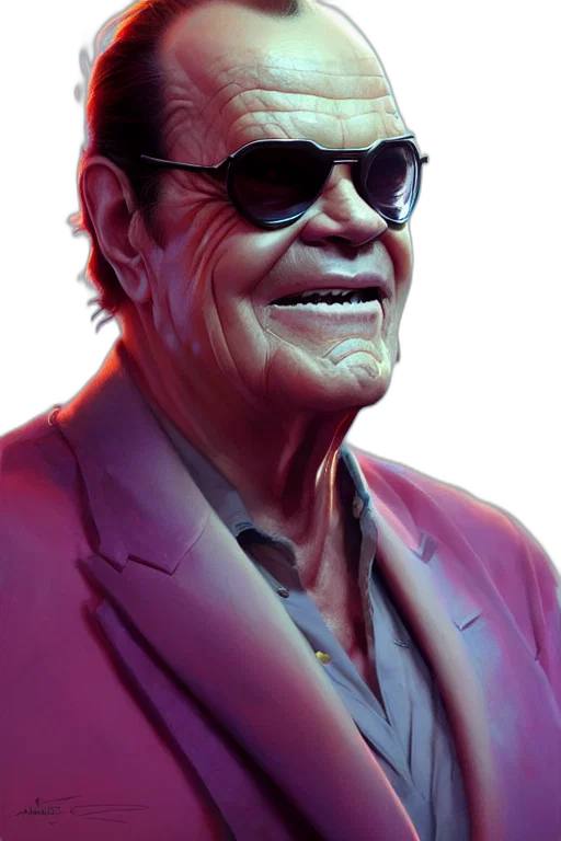 jacket, face, photorealistic, comic book art transparent PNG cut-out