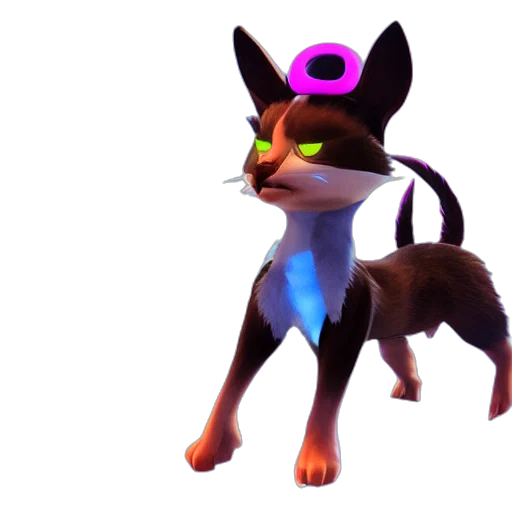 staff, animal, creature, 3d render transparent PNG cut-out