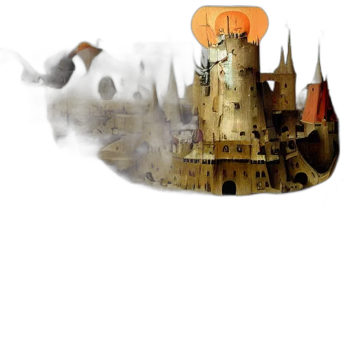 crown, dragon, hat, staff transparent PNG cut-out