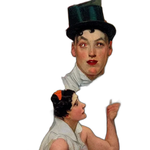 hat, face, staff, mask transparent PNG cut-out