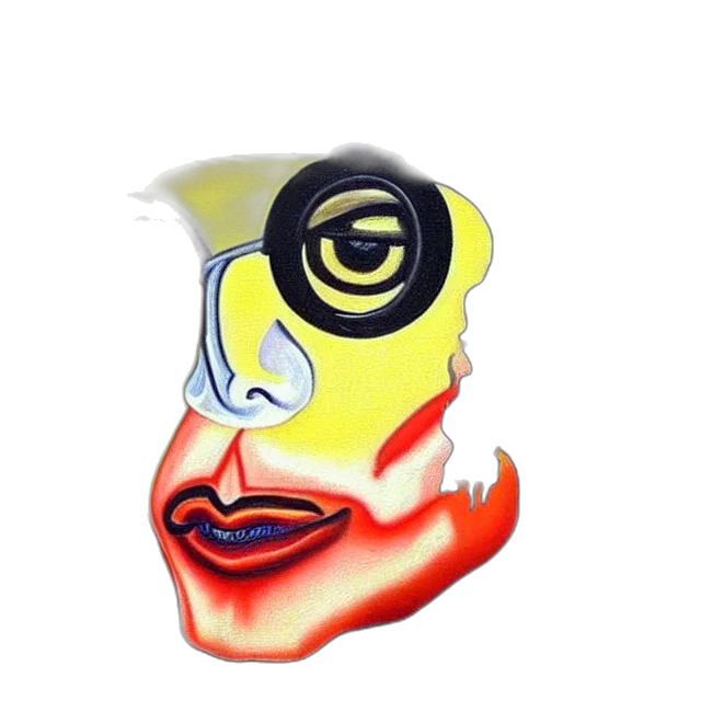 mask, face, creature, crown transparent PNG cut-out
