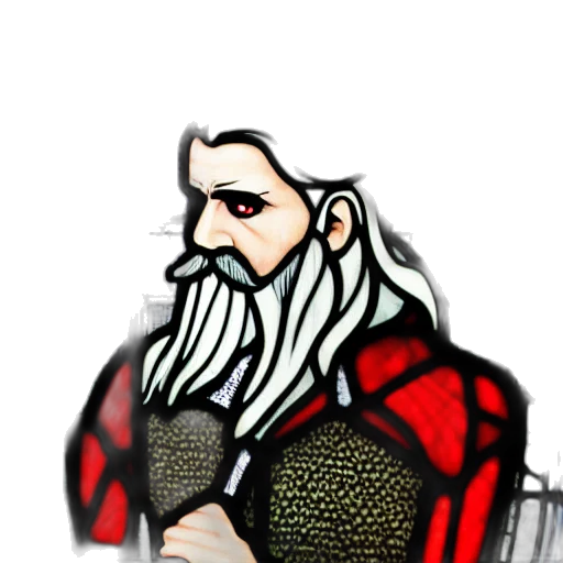 dragon, sword, staff, face transparent PNG cut-out
