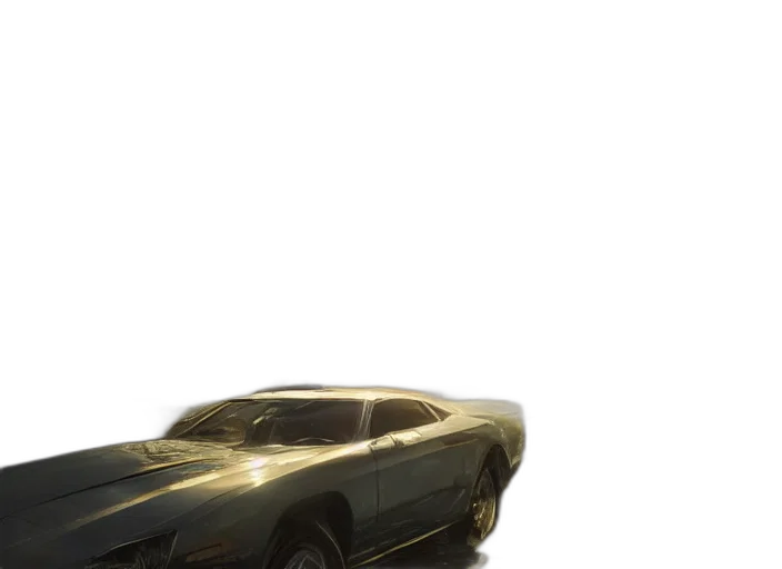 car, weapon, 3d render, photorealistic transparent PNG cut-out