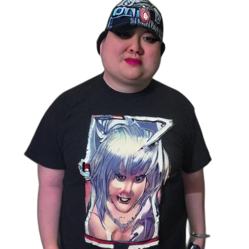face, creature, hat, staff transparent PNG cut-out