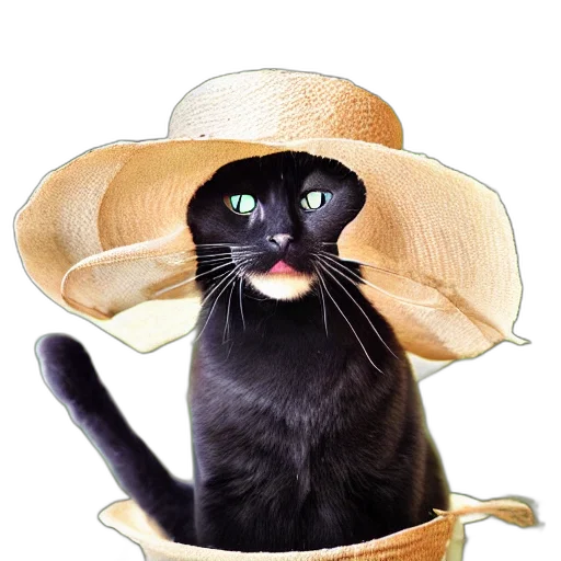 hat, animal, staff, umbrella transparent PNG cut-out