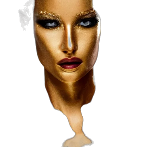 mask, face, jewelry, hair transparent PNG cut-out