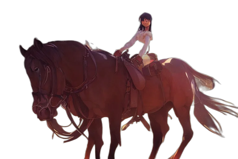 concept art, anime, fantasy art, photorealistic transparent PNG cut-out