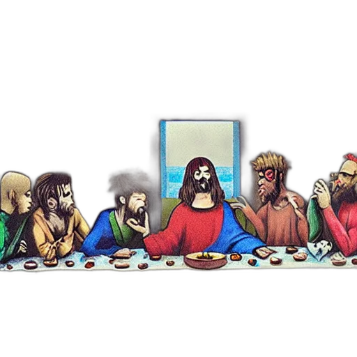 food, pixel art, comic book art, concept art transparent PNG cut-out