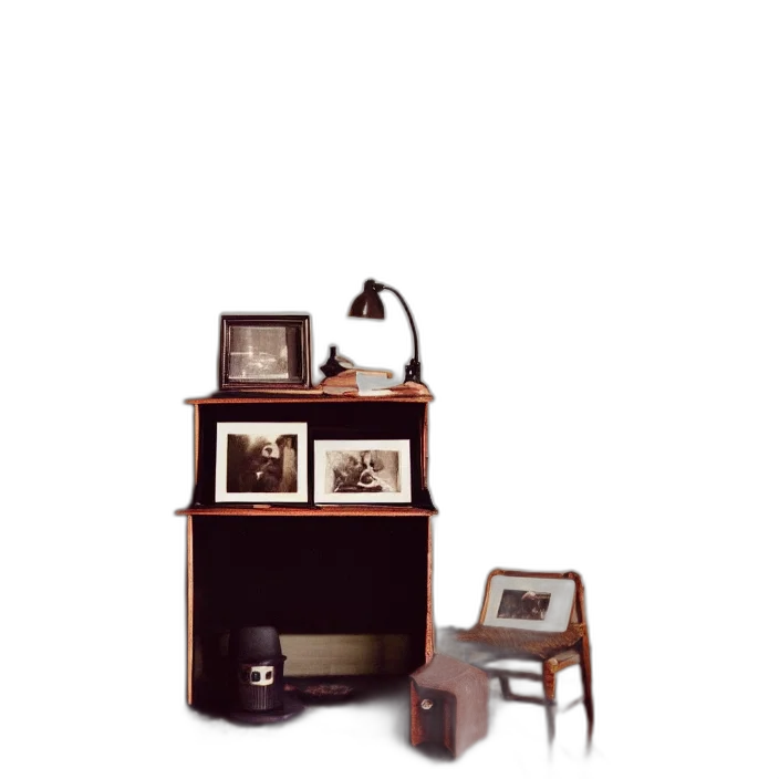 furniture, jewelry, staff, 3d render transparent PNG cut-out