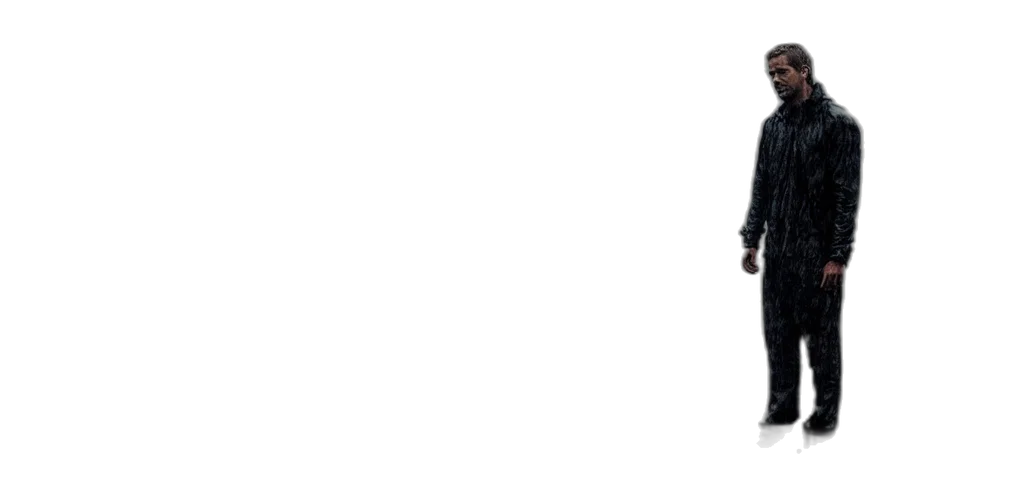 staff, jacket, umbrella, robot transparent PNG cut-out