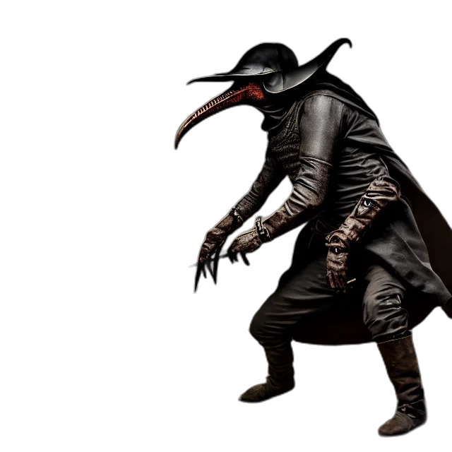 mask, staff, hat, creature transparent PNG cut-out