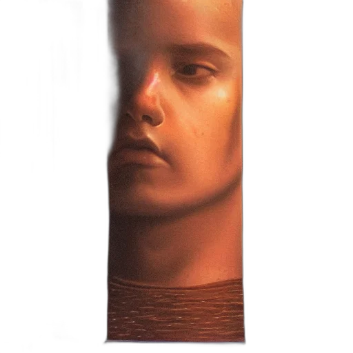 face, mask, hair, robot transparent PNG cut-out