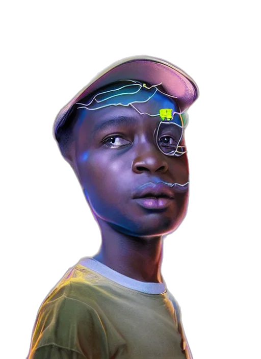 face, robot, mask, hat transparent PNG cut-out