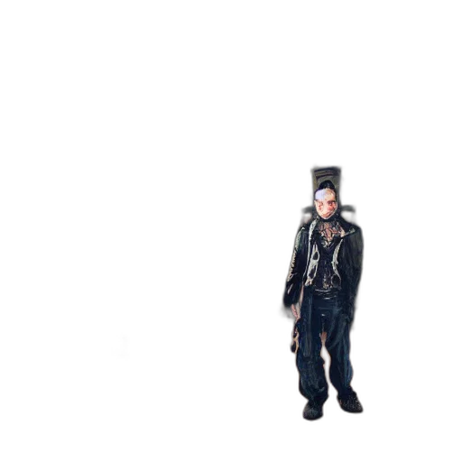 staff, hat, robot, umbrella transparent PNG cut-out