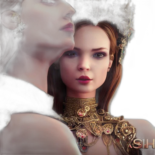 jewelry, crown, fantasy art, photorealistic transparent PNG cut-out