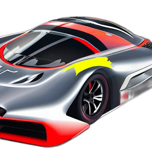 car, 3d render, concept art, photorealistic transparent PNG cut-out