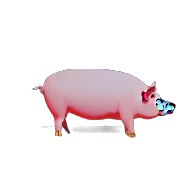 animal, food, 3d render, concept art transparent PNG cut-out