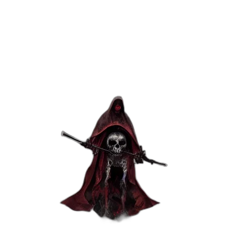 staff, mask, jacket, weapon transparent PNG cut-out