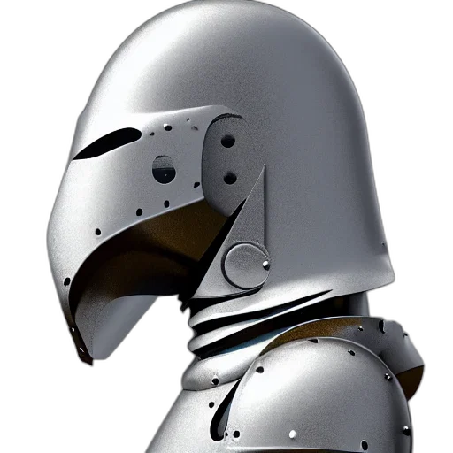 robot, mask, sword, crown transparent PNG cut-out