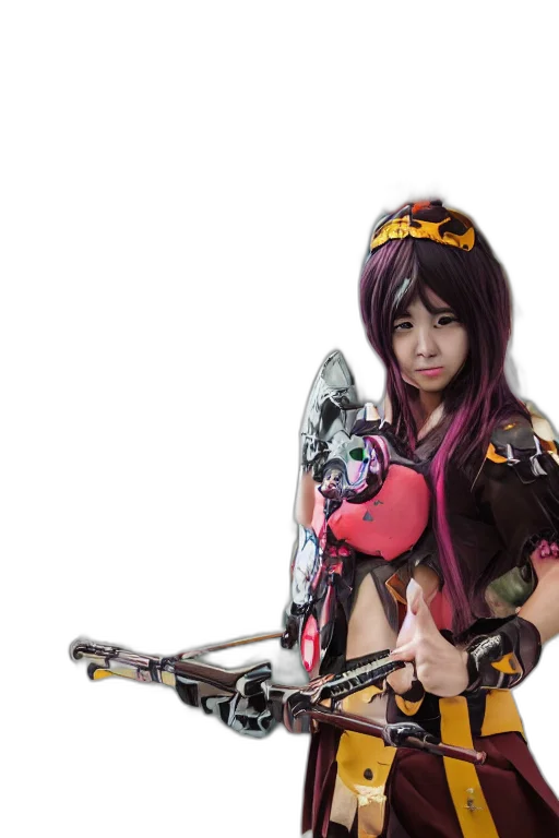 weapon, robot, sword, staff transparent PNG cut-out