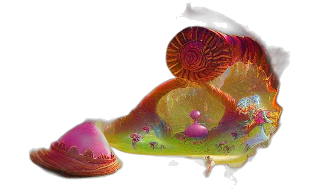 dragon, hat, crown, shoes transparent PNG cut-out
