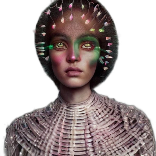 jewelry, hair, robot, face transparent PNG cut-out