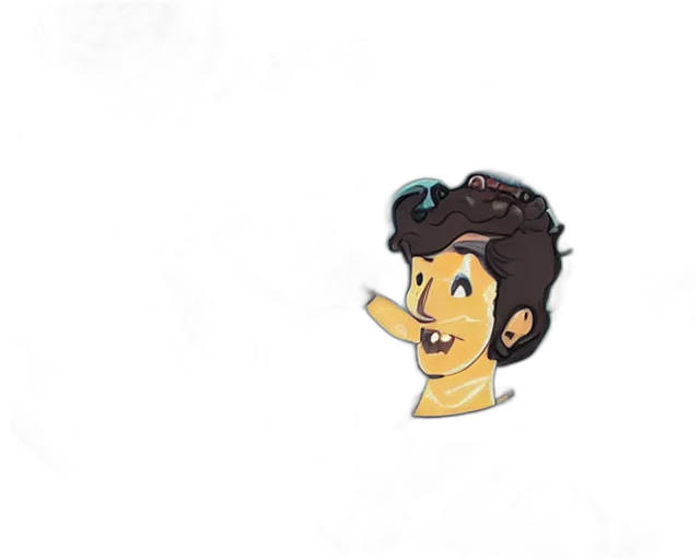 crown, staff, hat, face transparent PNG cut-out